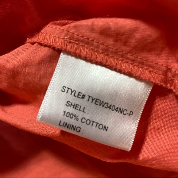 Arula Coral Cropped Flutter Scalloped Sleeve Square Neck Top, Size C (3X, 22/24) - Picture 4 of 8